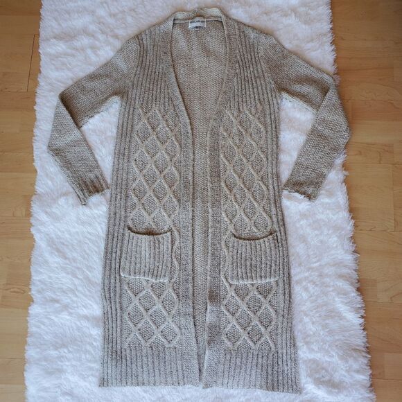 OSCAR ST Women's Cardigan Duster Wool Blend Size M/L - Picture 2 of 8
